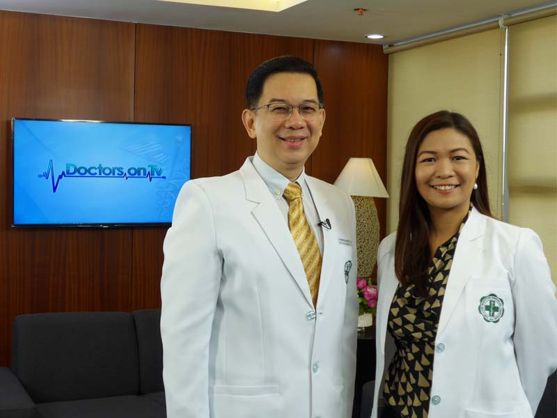 It was early on a Sunday. Dr. Syquia and Dra. Lazo were asked to represent the Arthritis Center.